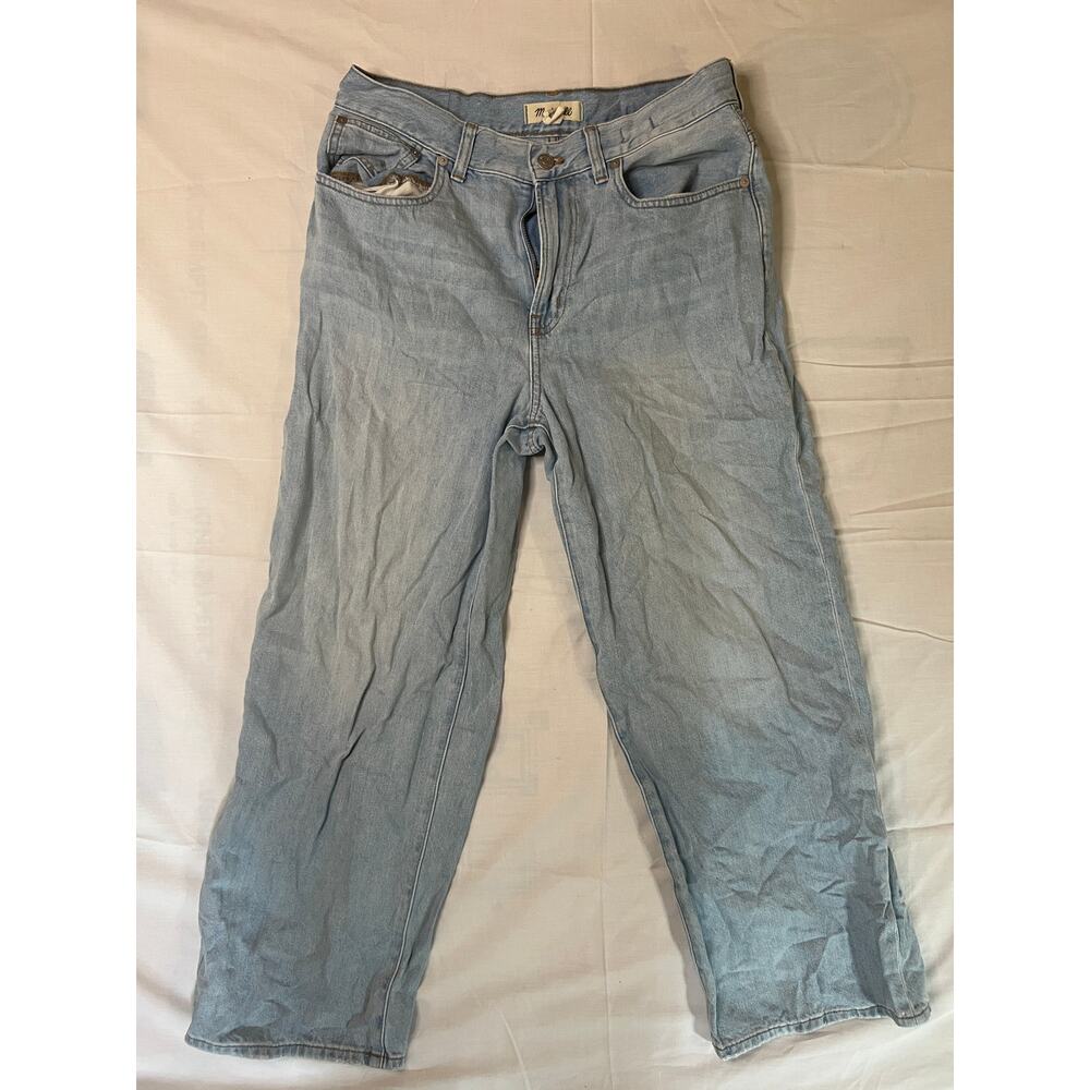 Madewell Perfect Vintage Wide-Leg High Waist Jean light-wash Womens 29